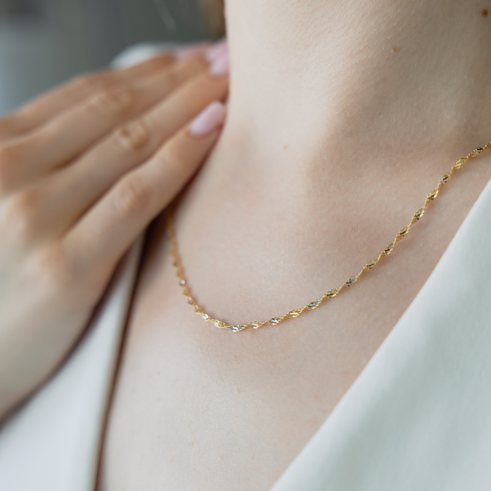Gelbgold Kette 