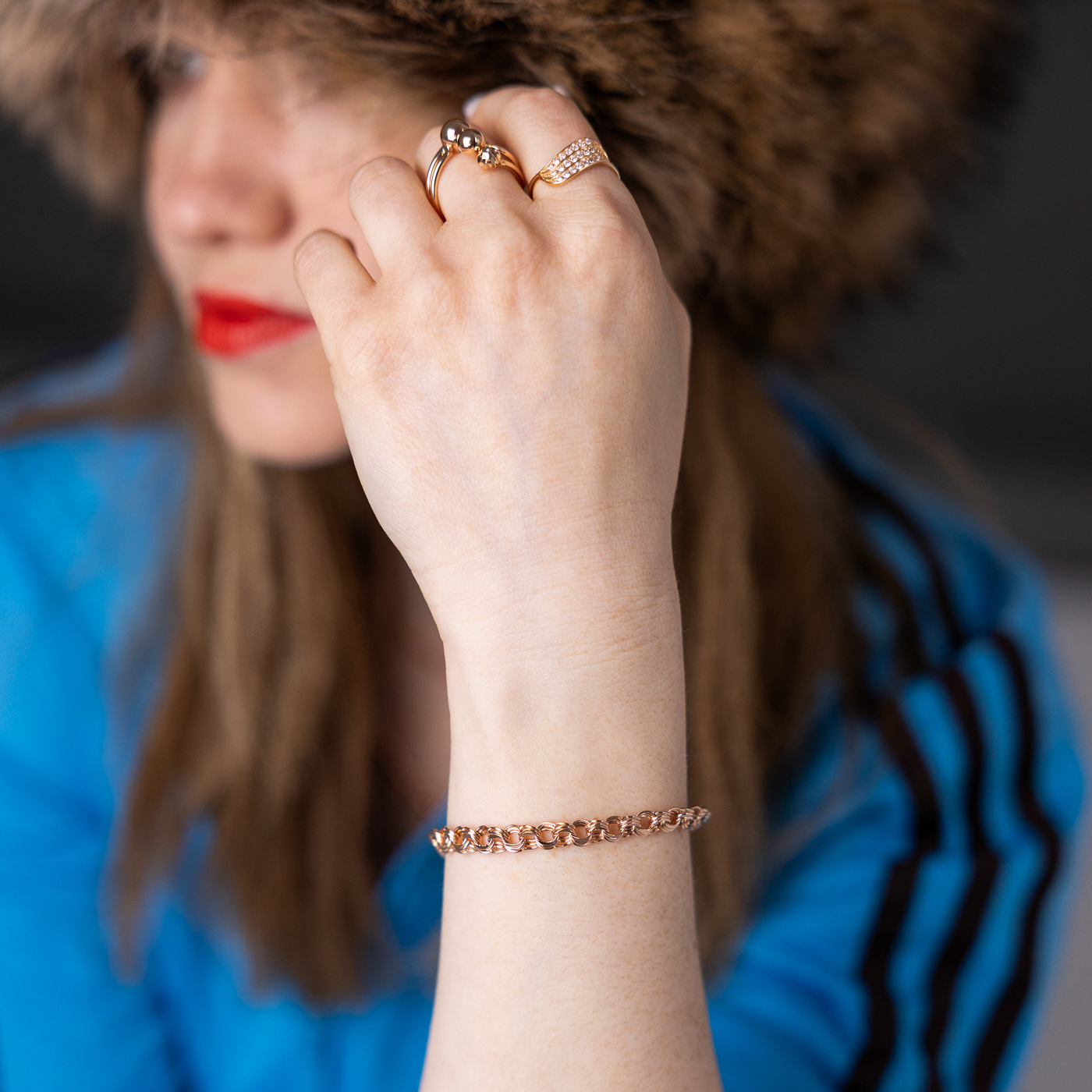 Goldkette und Armband 