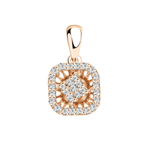 Pendant with zirconia 