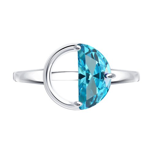 Women’s ring with zirconia 