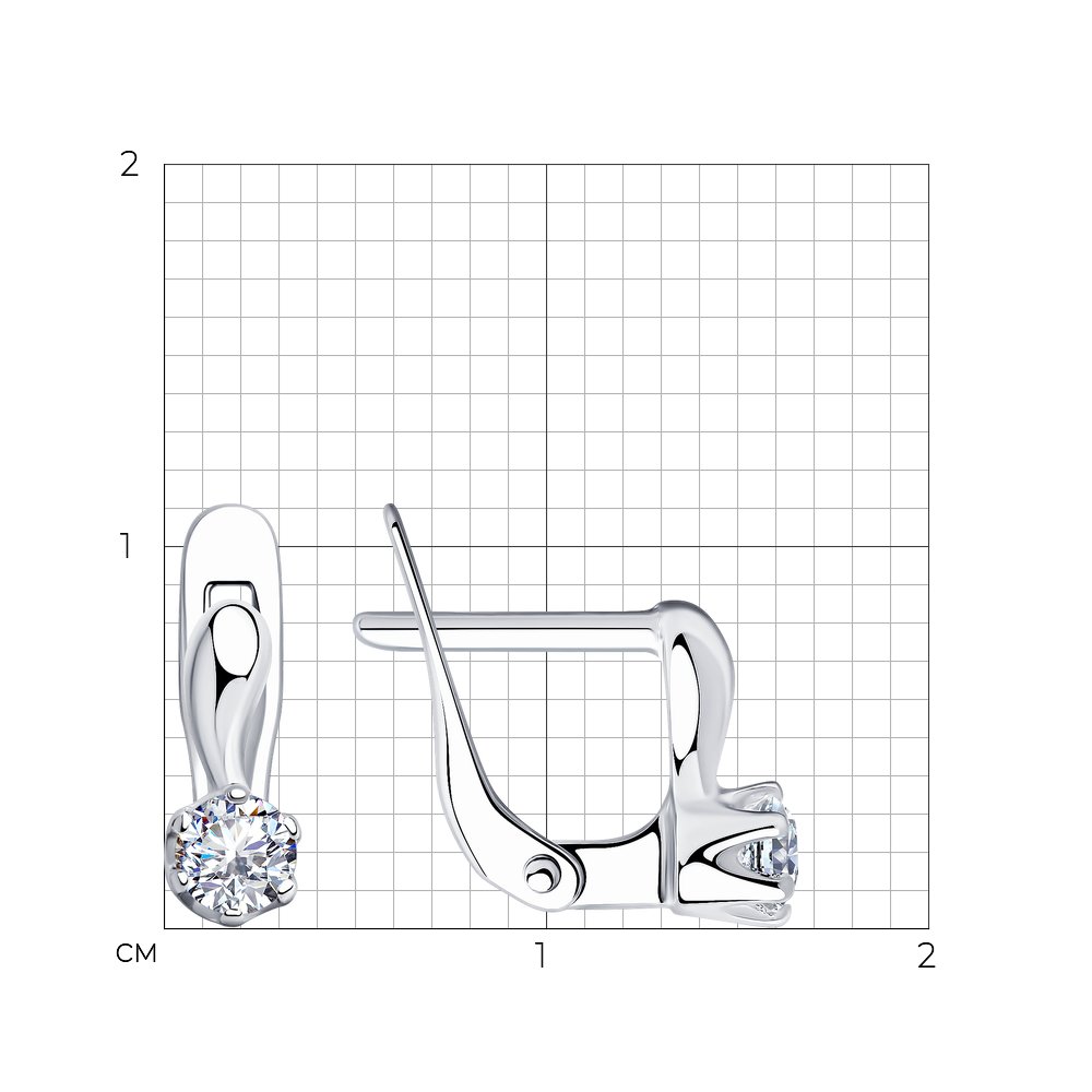 Ohrhänger mit Zirkonia 