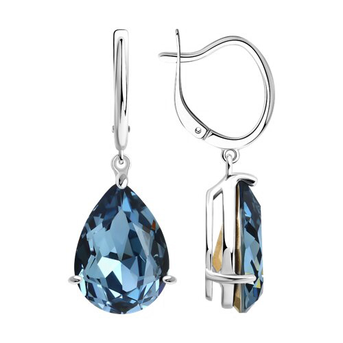 Earrings with crystal 