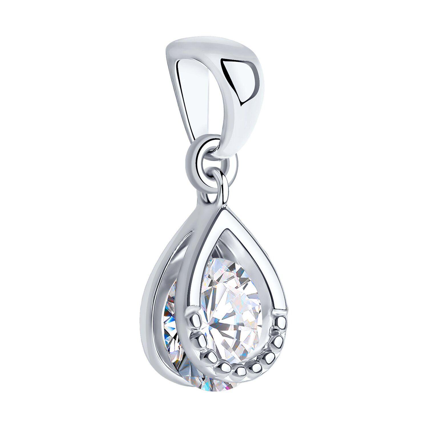 Pendant with zirconia 