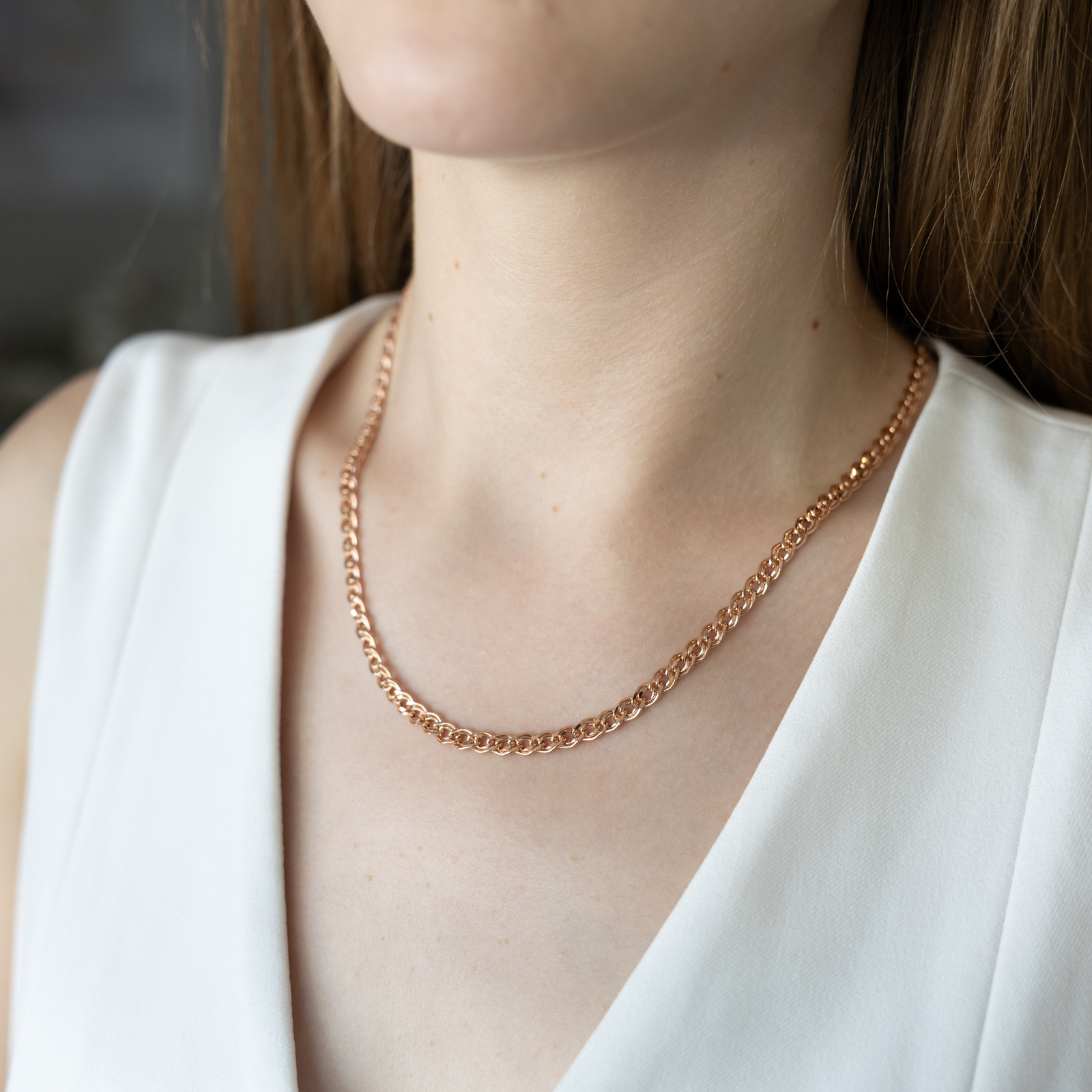 Gold chain or bracelet 19 cm 