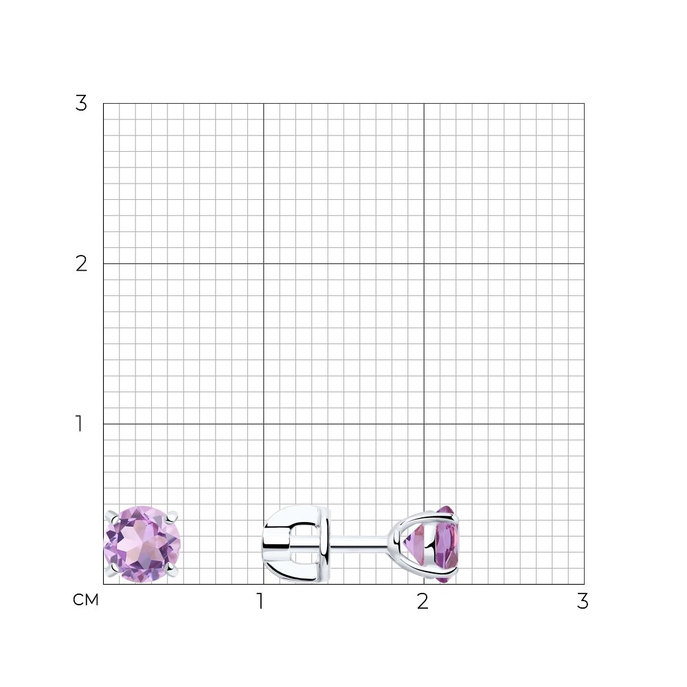 Ohrstecker mit Amethysten 