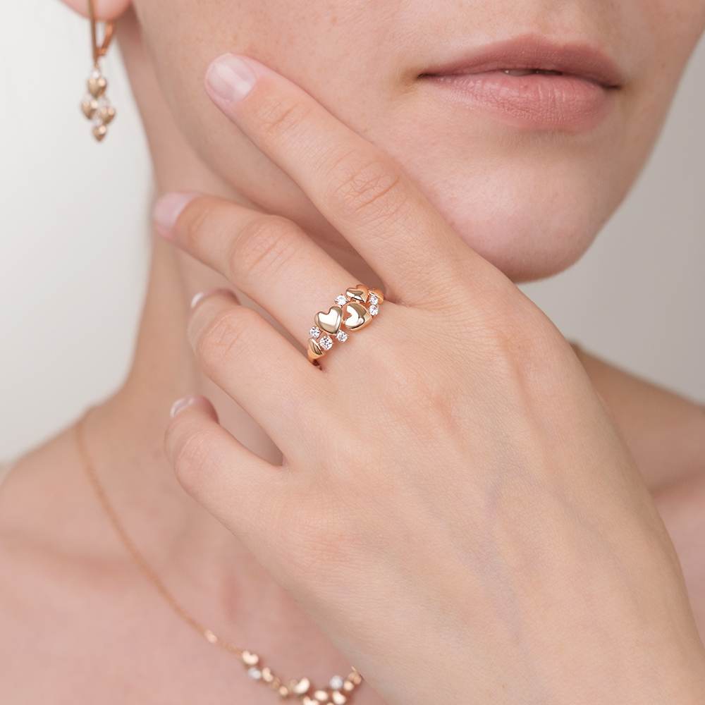 Damenring mit Zirkonia 