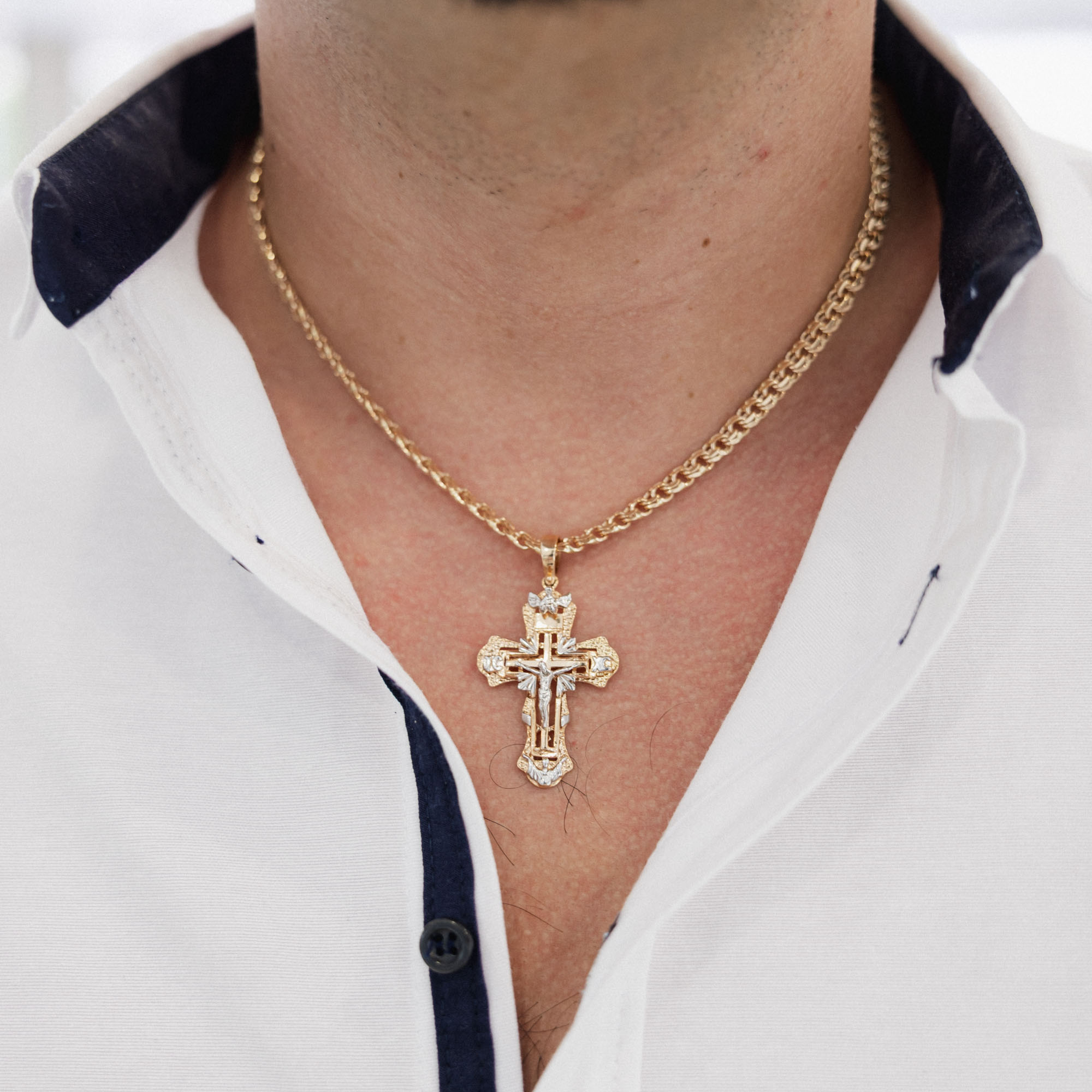 Goldkette oder als Armband massiv 
