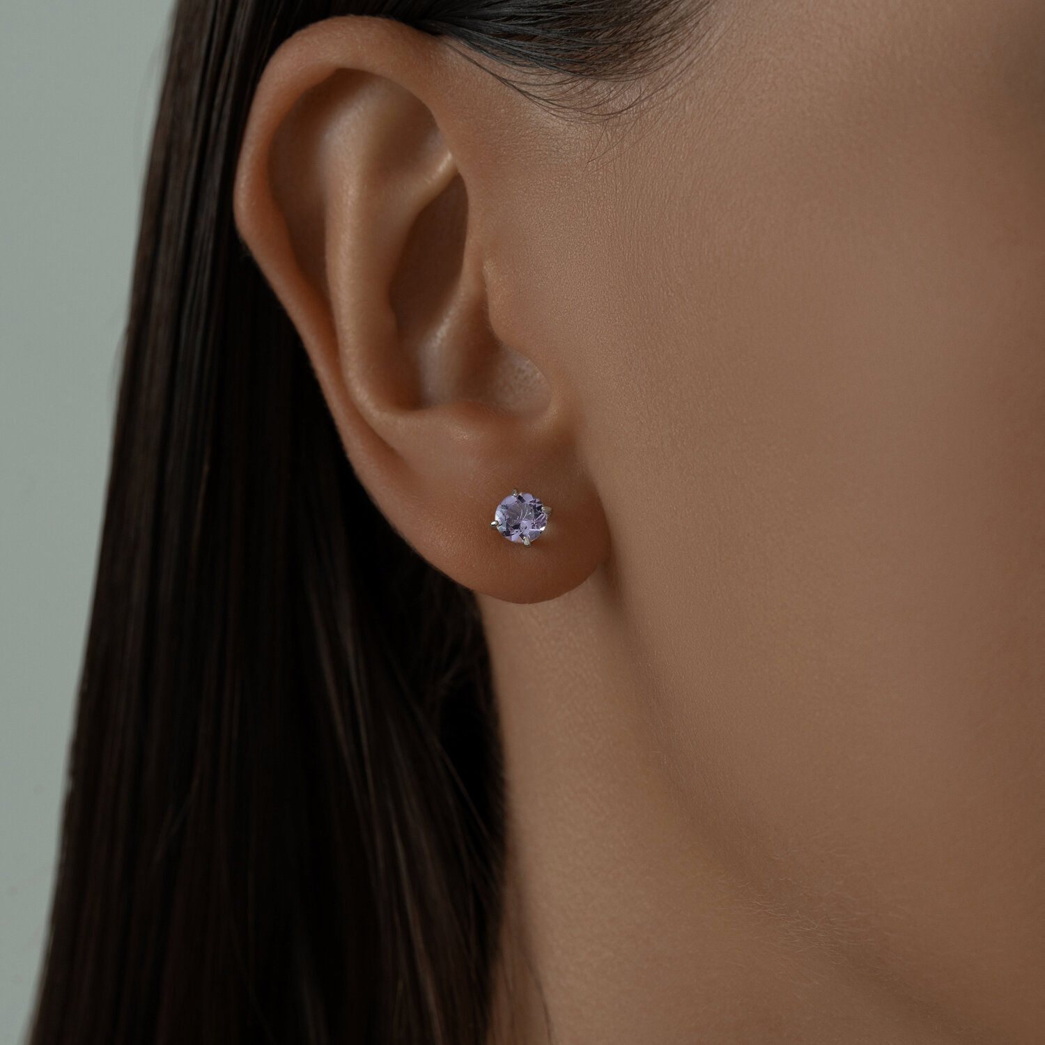 Ohrstecker mit Amethysten 