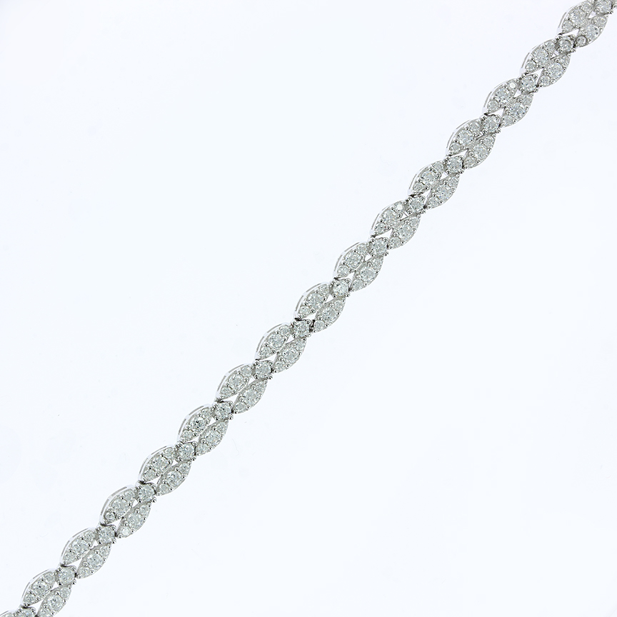 Bracelet with zirconia 